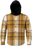 BROOKLYN'S BEST Cotton Boys Flannel Hoodie Shirt – Soft Cotton Long Sleeve for Boys (Sizes 4-18), Stylish & Comfortable