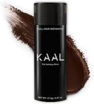 KAAL Hair Fibers | Hair Powder - (27.5g, Dark Brown), Refillable Bottle Hair Filler for Thinning Areas - For Men and Women