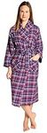 EVERDREAM Womens Flannel Robe, Shaw