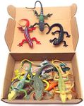 Guaishou Artificial Model Reptile Lizard Animal Figures Kids Gift 12pcs