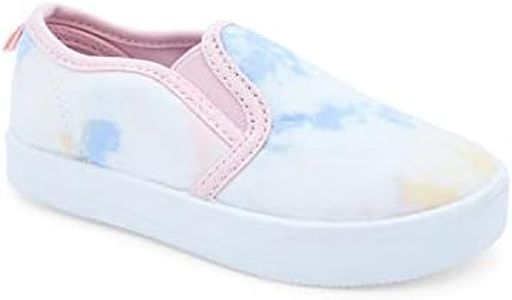 OshKosh B'Gosh Unisex-Child Maeve Slip On Shoe, White Multi, 9 Toddler