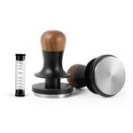 MHW-3BOMBER 54mm 2.0 Espresso Coffee Tamper with 3 Spring Loaded Calibrated Espresso Tamper 15lbs/30lbs Espresso Hand Tamper with Sound Feedback Modell: T6183T-OS