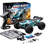 ZLL Beast MAX RC Monster Truck, 1/16 Scale, 4x4 Four-Wheel Drive, Brushless Motor, Metal Differential