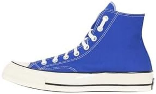 Converse Chuck 70 Vintage Canvas High Unisex, Nice Blue/Black/Egret, Size 8.5 Men's / 10.5 Women's, Nice Blue/Black/Egret, 10.5 Women/8.5 Men