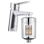 WaterLabs HL-12 Shower and Tap Filter for Hard Water | Removes Chlorine & Heavy Metals for Healthier Skin & Hair | Advanced 10-Stage Filtration