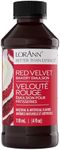 LorAnn Red Velvet Bakery Emulsion, 4 oz - Intense Red Velvet Cake Flavor Extract for Baking, Candy Making, Icings & Desserts, Vegan & Gluten Free