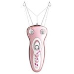 YU WELL Electric Cotton Thread Epilator Lady Facial threading Hair Remover for Women, Automatic Threader Machine Epilator for Fine Hairs on Face,Chin,Upper Lip, Arms (Pink)