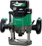 Metabo HPT 36V MultiVolt™ Cordless Plunge Router Kit | Includes 1/2-Inch and 1/4-Inch Collets | Variable Speed | Optional AC Adapter | M3612DA