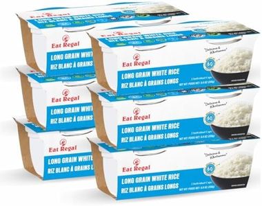 Eat Regal Special Long Grain White Rice, Ready in 55 Seconds, 2 Individual Cups, Pack of 6, 8.8 oz