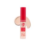 W7 HD Concealer - Rich and Creamy Matte Formula - Medium Lasting & Buildable Coverage (LW5 Light Warm)