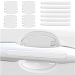 8 Pack Car Door Handle Protector - Clear Door Handle Paint Protection Film,Automotive Exterior Accessories Universal for Most Car Handles