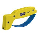 AccuSharp ShearSharp Scissors Sharpener Kitchen Knife Sharpener - Yellow/Blue, AS15896