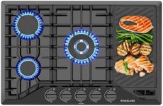 30 Inch Gas Cooktop with Griddle Bl