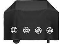 BBQ Covers, Gas Barbecue Cover Waterproof Gas Grill Cover Outdoor Covers for BBQ, Gas Grill BBQ Protection Windproof, Dust Protection, Rip-proof & UV Protection with Storage Bag - 147x61x117cm