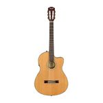 Fender CN-140SCE Nylon Acoustic Guitar - Walnut Fingerboard - Natural with Case - Includes Free Virtual Courses on Fender Play