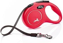 Flexi Classic Tape Retractable Dog Lead Red Small 5 Metres