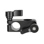 CAMVATE Right Angle Rod Clamp 15mm Rod 90 Degree Rotate for Video Camera DSLR Rig(Black)