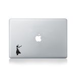 Banksy Little Girl Vinyl Macbook Decal/Laptop Decal - Fits Macbook Air (11-inch and 13-inch), Macbook Pro (13-inch and 15-inch), Macbook Pro Retina (13-inch and 15-inch) and Macbook Retina (12-inch)