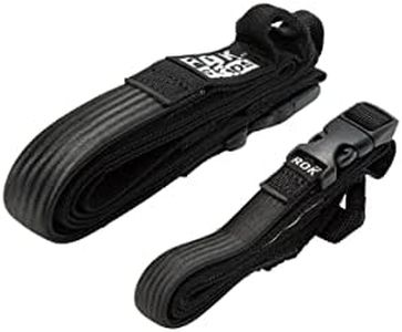 ROK Straps SW-MOTECH 2 Adjustable Straps. Black. 310-1060 mm