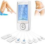 Tens Machine Pain Relief Treatment Machine Full Body Acupuncture Massage with 16 Massage Modes for Relieving Back Neck Stress Sciatic Pain