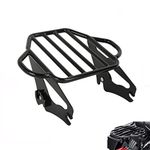 TCMT Black Detachable Motorcycles Gloss 2 Up Tour Pak Adjustable Luggage Rack For Harley Touring Electra Glide Road King Street 2009 2010 2011 2012 2013 204 2015 2016 by TCMT