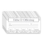 Offering Envelopes for Church by Swanson Christian Products Offering Envelope Tithe & Offering Purple/White 100Ct