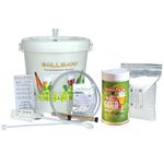 BALLIIHOO Homebrew Kit - Basic Starter Equipment Set with 40 Pint Cider Ingredients & 1Kg Brewing Sugar