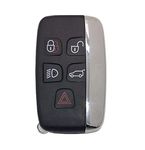 Kelay 5 Button Range Rover Key Cover Fob Replacement for Range Rover Sport/Evoque/L-and Rover Discovery 4 / Freelander Remote Car Key Fob Case