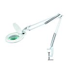 Eclipse Tools 902-109 Pro'sKit Magnifier Workbench Lamp with Bench Clamp, White