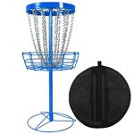 CENOZO Disc Golf Basket Target Frame, Discsports Pro 24 Chain Portable Disc Golf Target Basket, Easy to Assemble with Bag