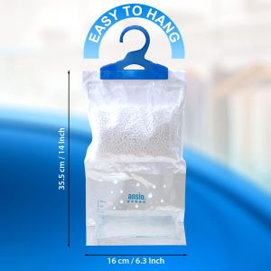 ANSIO Wardrobe Dehumidifier Bags, 12-Pack Moisture Absorbers