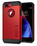 Spigen Tough Armor 2 Works with Apple iPhone 8 Plus Case (2017)/ iPhone 7 Plus Case (2016) - Red