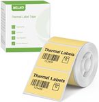 Thermal Labels for Nelko PM220 Label Maker, 1.57'' x 1.18'' (40x30mm) Thermal Sticker Label, Waterproof, Multi-Purpose Label Tape, 1 Roll of 230 Self-Adhesive Thermal Paper (Yellow)