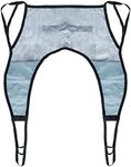 Patient Aid Mesh U-Sling Without Head Support, Universal Patient Lift Sling, Ideal for Bathing and Showering, Size Large, 400lb Capacity