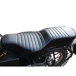 Sahara Seats Compatible with Classic 350/500 Complete Seat Assembly Original Type (Black)