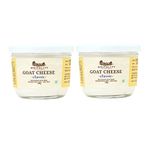 Whitality Goat Cheese Classic | chevre | Preservatives Free | GMO free | Made with free range goat milk | Glass Jar packaging | 200g | pack of 2