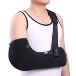 Arm Sling Shoulder Injury Immobilizer Rotator Cuff Support Brace for Sleeping, Comfortable Medical Sling Arm for Shoulder Injury, Left and Right Arm for Men and Women