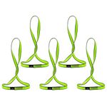 AINIKEY 18MM Nylon Climbing Sling Runner 23KN CE2008/EN566 Rock Climbing Webbing Straps for Outdoor Climbing, Rappelling, Swing, Yoga Hammock etc（Green | 60cm / 24inch | Pack of 5）