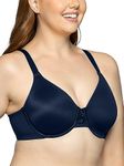 Vanity Fair Women's Beauty Back Smoothing Minimizer Bra (32DD-42H), Ghost Navy, 32DDD