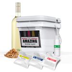 BestwineAmerica Amazing Wine Kit – White Wine Style – 5.5L Kit Makes 23L of Wine - Pinot Grigio