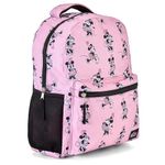 Minnie Mouse Allover Bookbag Backpack - Minnie Mouse Allover School Bag - Backpack for Boys, Girls, Kids, Adults, Light Pink, One Size