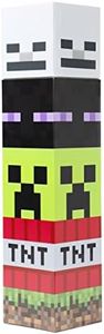 Minecraft - Borraccia in plastica quadrata - Pixel Creepers - Borraccia per bambini a tema videogiochi - 650ml - Regali Minecraft - Merchandise ufficiale Minecraft