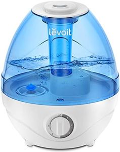 LEVOIT Humidifiers for Bedroom, 2.4L Ultrasonic Cool Mist Humidifier for Babies (BPA Free), Air Humidifier for Large Room, Whisper Quiet Operation, Auto Shut-Off and Night Light, Lasts up to 24 Hours