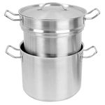 Thunder Group SLDB008 Double Boiler, 8 Quart, with Cover, Induction Ready