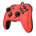 PDP Nintendo Switch Faceoff Deluxe+ Audio Wired Controller - Red Camo, 500-134-NA-CM04