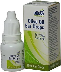 5 x Olive Oil Ear Wax Drops Softens Removes Wax 10ml (5 Packs)
