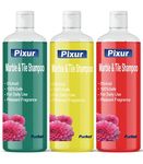 Pixur Marble And Tile Shampoo Pack Of 3 Pcs x 1 L (Orchid, Natural Oil & Camphor) / Floor Cleaner