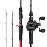 KastKing Royale Legend II Casting Fishing Combos, 6'6'' M Twin Tips Rod, Right Handed