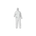 KLEENGUARD mens Hooded protective work and lab coveralls, White, 3X-Large US