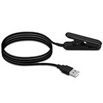 kwmobile Charger Cord Compatible with Polar V800 - Charger for Smart Watch USB Cable - Black